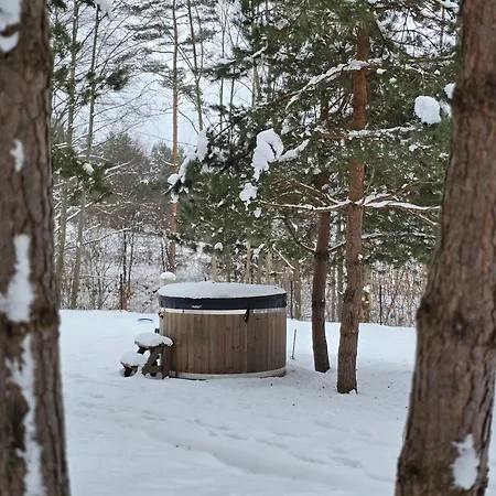 Forest Zen Dom Z Prywatna Balia Z Widokami Na Villa Malastow